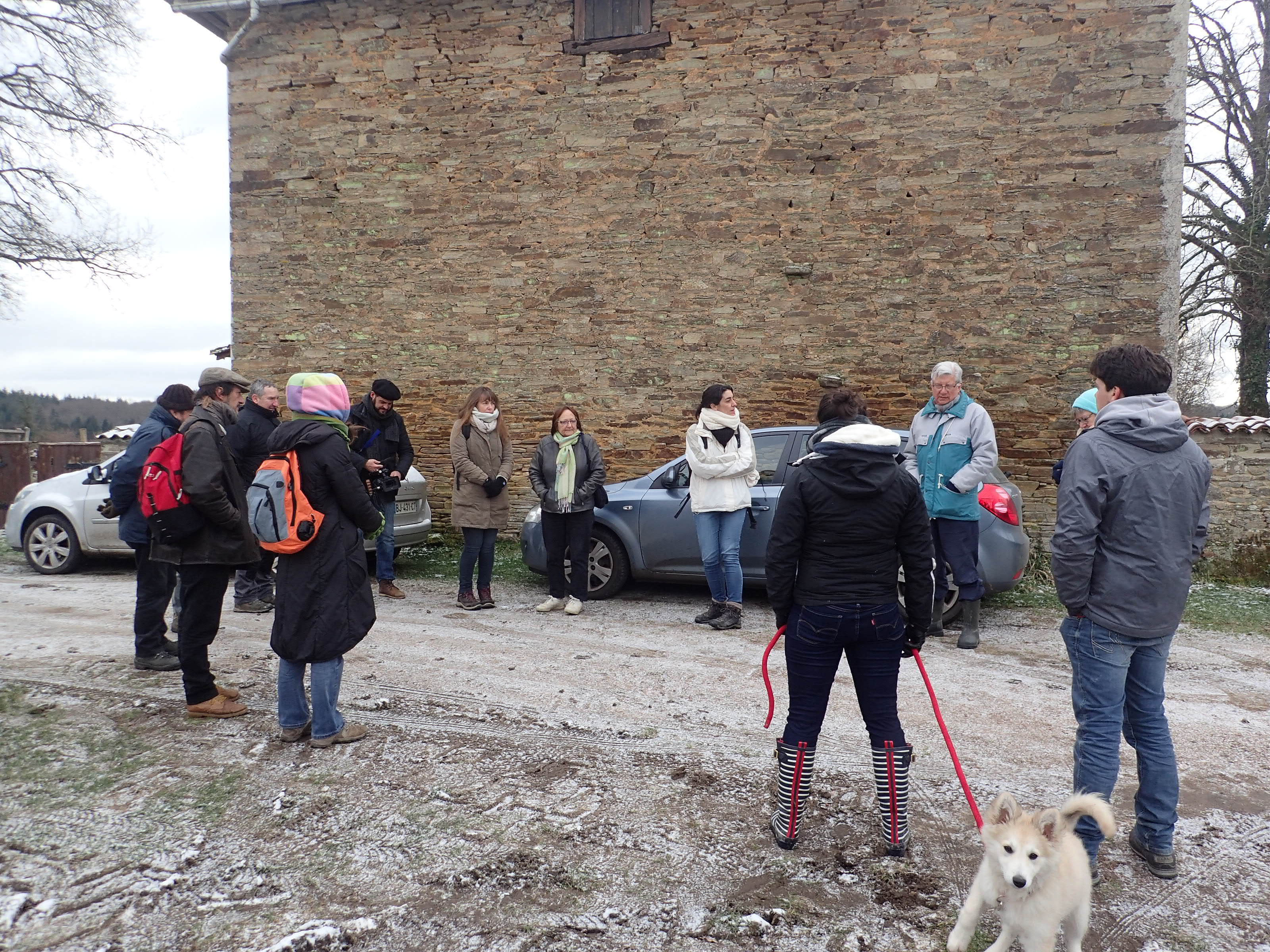 Participants à l'atelier de Narration territoriale au Trou du Papetier